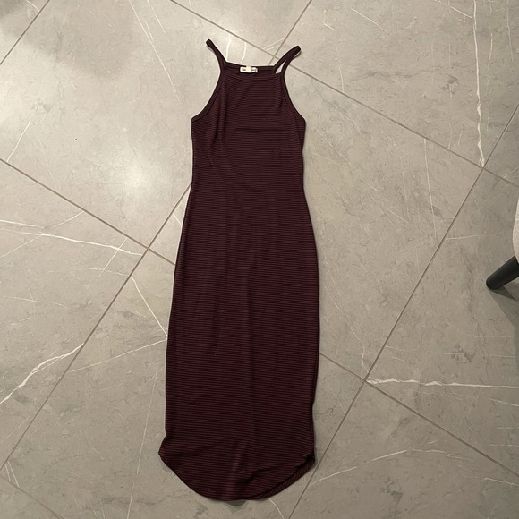 Urban Outfitters Silence+Noise Striped Midi Dress - Picture 3 of 8